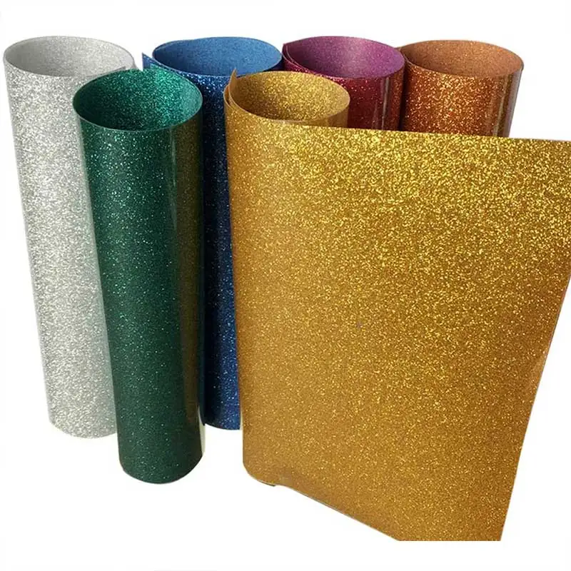 Блестящий термотрансферный виниловый рулон винил 50x100 см HTV для футболок