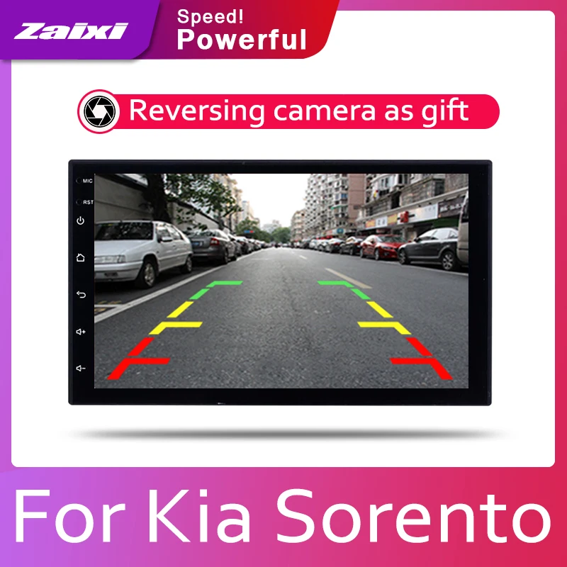 ZaiXi 7 HD 1080P IPS ЖК экран Android 8 Core для Kia Sorento 2002 ~ 2009 автомобильное радио BT 3G4G WIFI AUX USB GPS