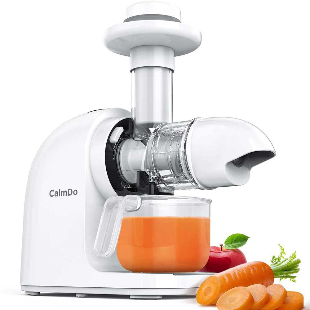 

CalmDo Professional Masticating Slow Auger Juicer Fruit and Vegetable Juice Extractor Compact Cold Press Juicer Machine
