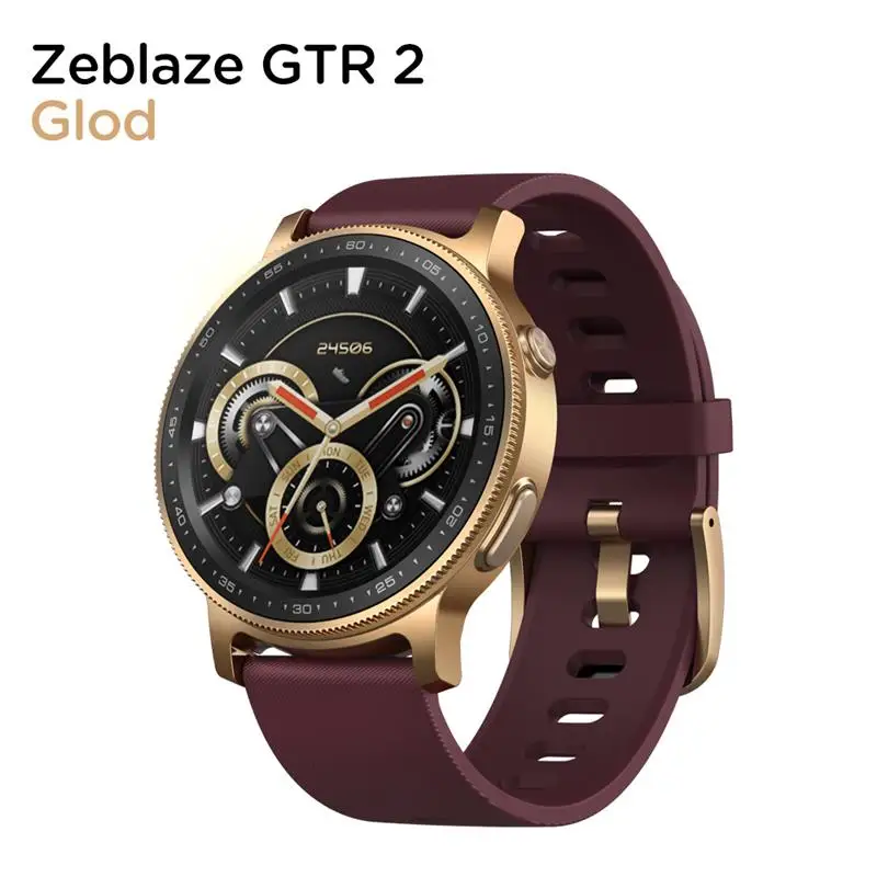 

Zeblaze GTR2 Smartwatch Health Fitness Monitor Sport Wristwatch 1.28 Inch Screen BT Call Music Waterproof Smart Watch Luxury Men