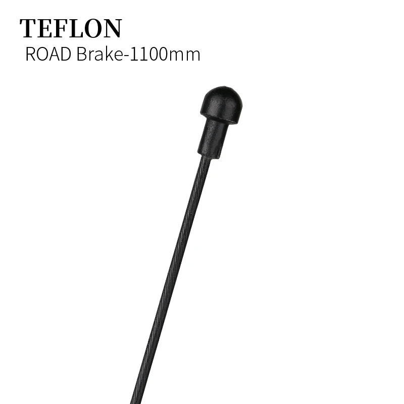 ROAD Brake-1100mm Тефлоновый тормозной кабель Deraillleur line MTB ROAD велосипедная передача трос переключения передач с велосипедными частями из нержавеющей стали аксессуары для велоспорта - Цвет: ROAD Brake-1100mm
