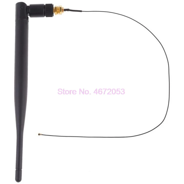100 шт. 6dBi двухдиапазонный M.2 IPEX MHF4 U. fl кабель для RP-SMA Wifi антенна Intel AC 9260 9560 8265 8260 NGFF