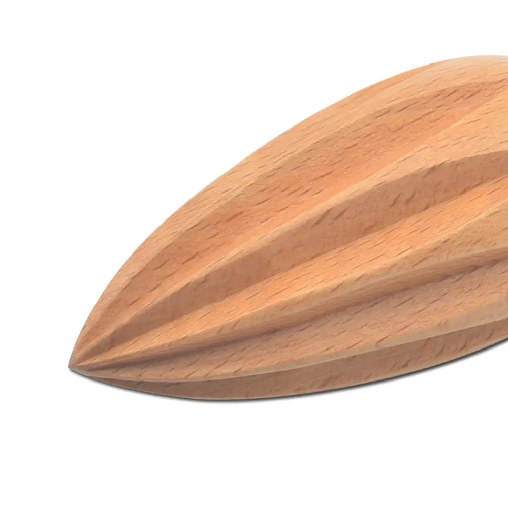 

1Pc Creative Wooden Lemon Squeezer Hand Press Manual Juicer Fruit Orange Citrus Juice Extractor Reamers Ten-corner Design