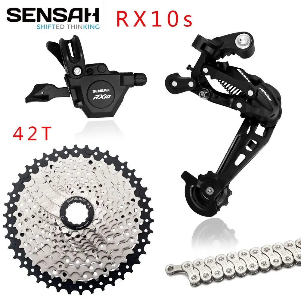 SENSAH RX10 1X10S M6000 велосипедные переключатели 11 36/42 т Кассетный Маховик YBN 10 цепи