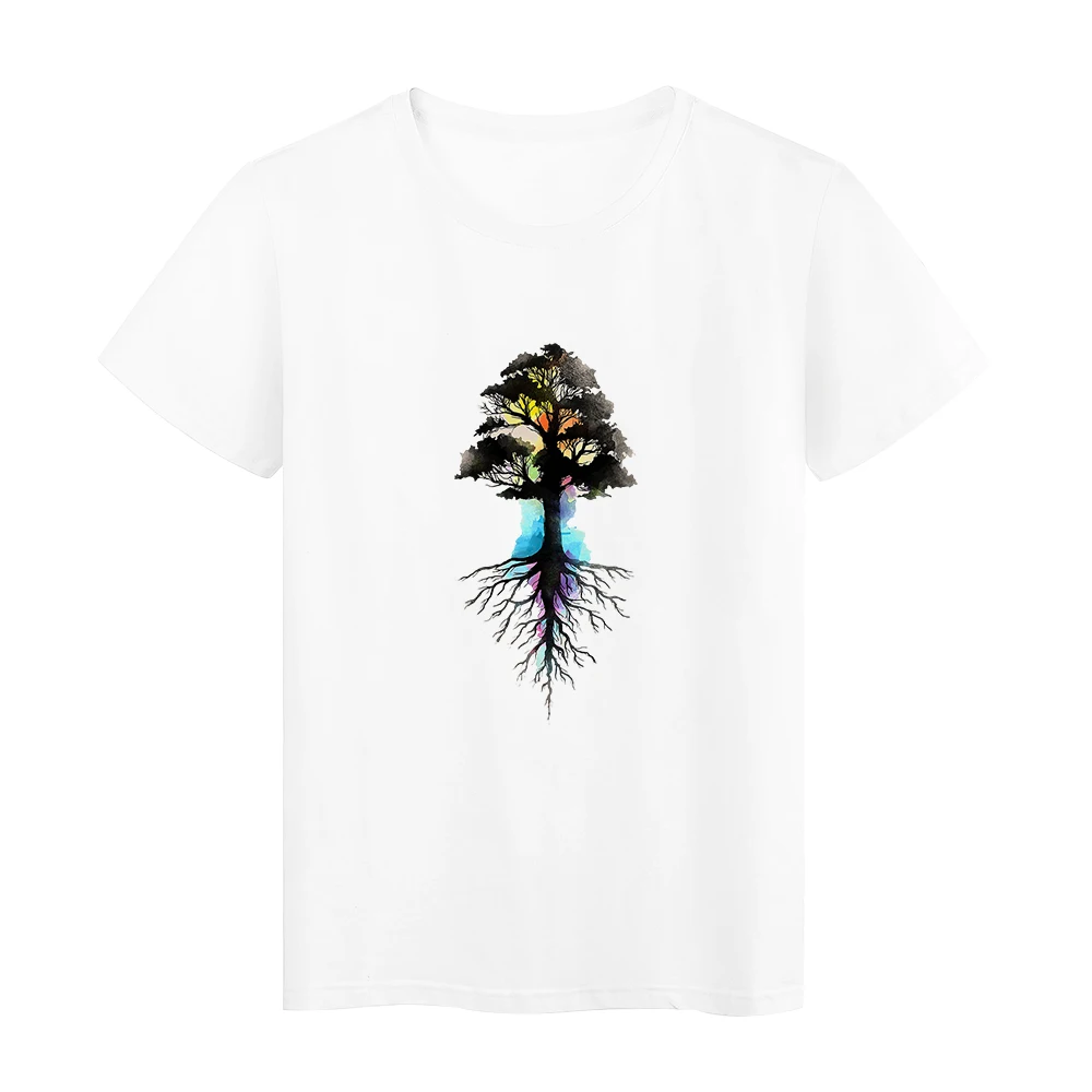 

Harajuku Women's Shirt Fashion New Arrivals Big Tree Printed Aesthetic Streetwear Ropa Tumblr Mujer 2021 Elegant Clothing