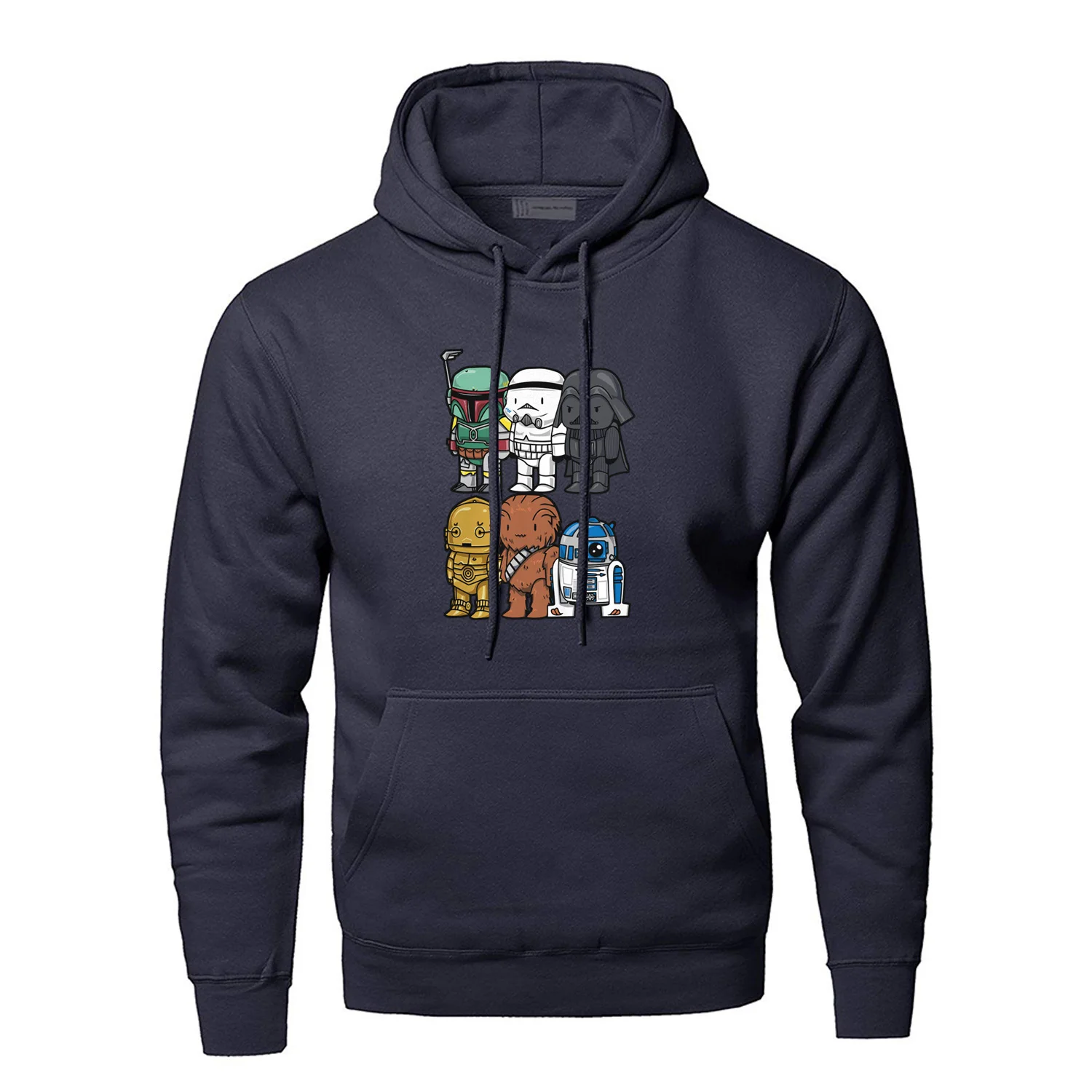 Звездные толстовки Star Wars, мужские свитшоты, йода Дарт Вейдер, толстовка с капюшоном, толстовка, зима-осень, флисовая уличная одежда, спортивная одежда Starwars - Цвет: dark blue 6