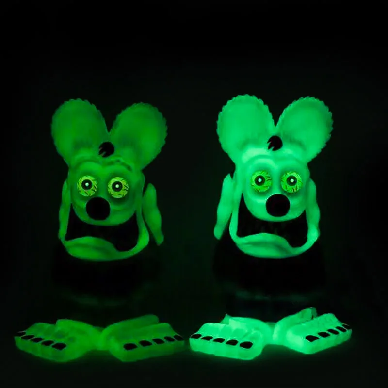 Крыса Финк мышь светится в темноте Мышь экшн-фигурка Ed большой папа рот