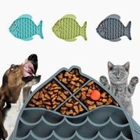 pet dog feeding food bowl mat silicone dog feeder treat dispensing mat dogs cats slow food bowls pet supplies