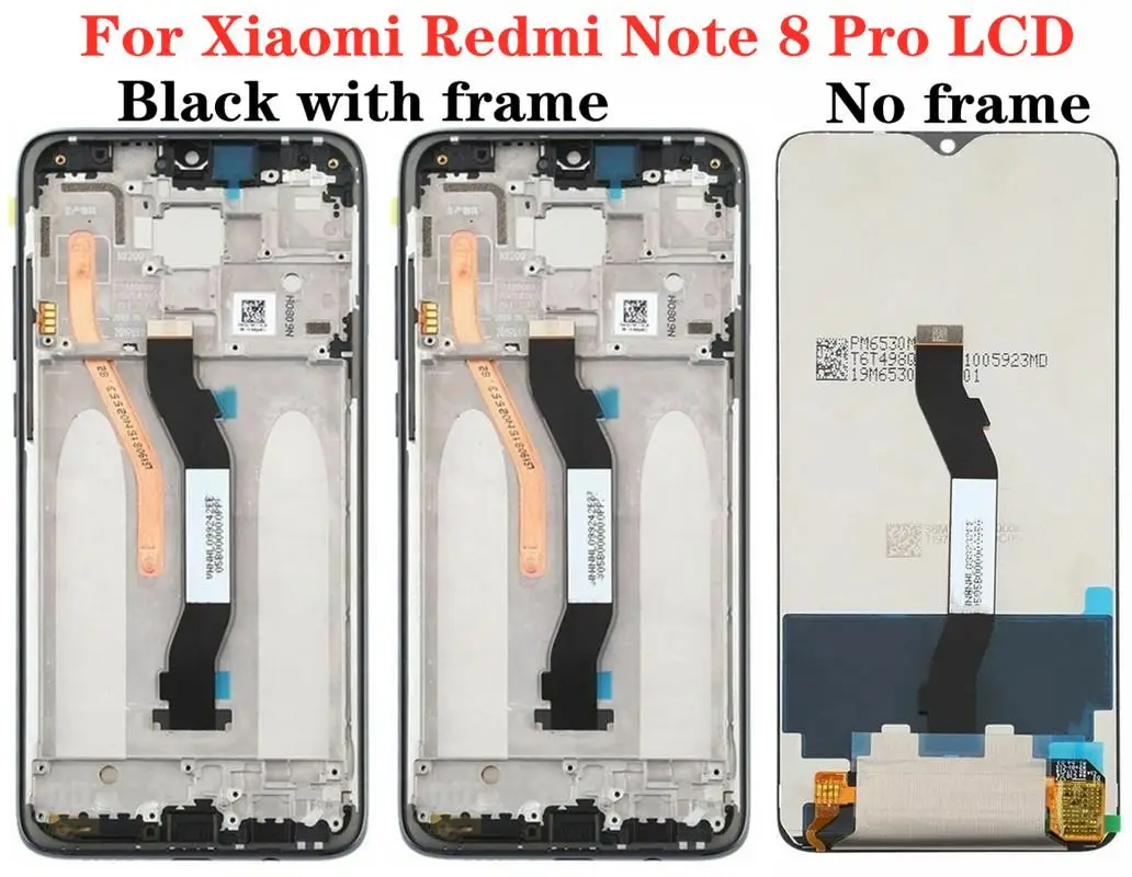 Pantalla LCD Original para Xiaomi Redmi Note 8, marco de instalaci&oacute;n para Xiaomi Redmi Note 8 Pro-1