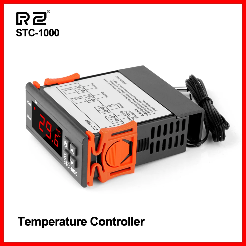 RZ цифровой контроллер температуры светодиодный терморегулятор Термостат