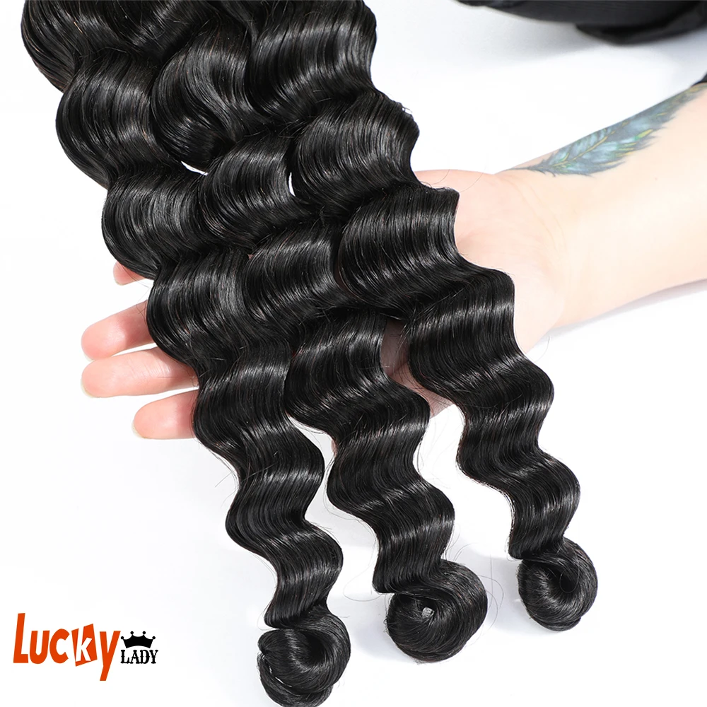 

Brazilian Loose Deep Wave Hair Extension 10A Grade Human Hair Bundles Deals 10-30 Inch Remy Sew In Hair Weaves Fast Shipping