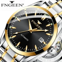 mens top brand fngeen automatic mechanical watches self windign male luminous fashion business watch casual waterproof relogio
