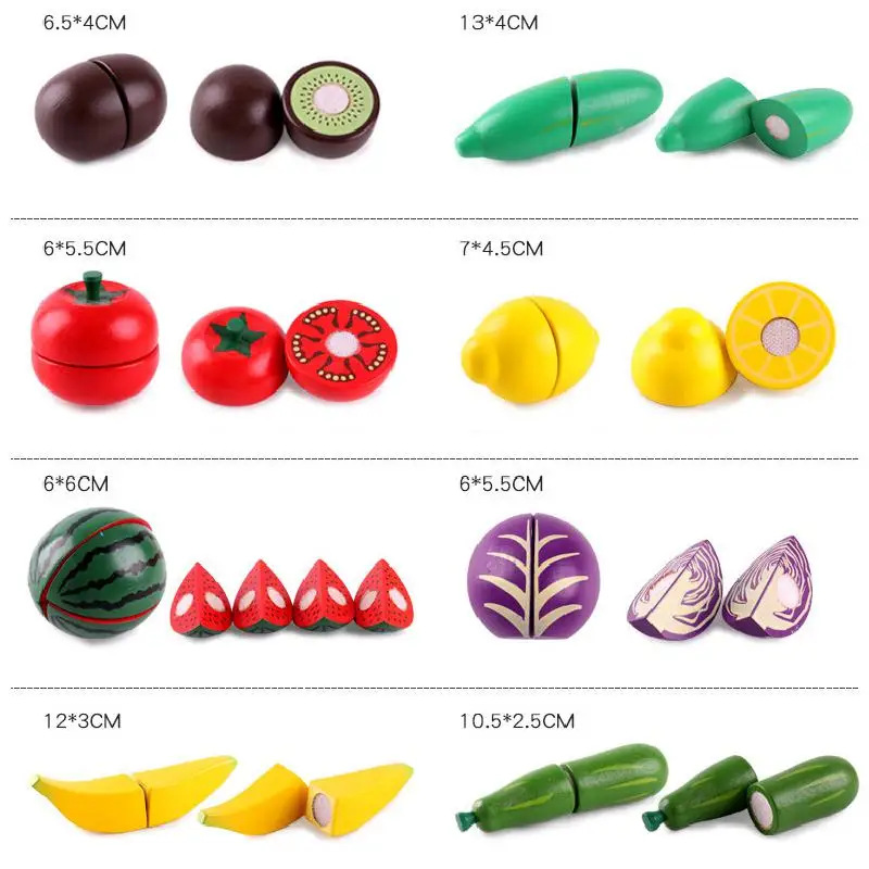 Детская имитация фруктов и овощей для мальчиков девочек игрушечный домик