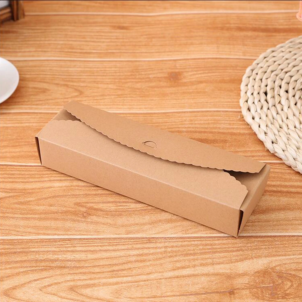 10 шт./лот подарочные коробки из крафт бумаги ручная работа коробка для