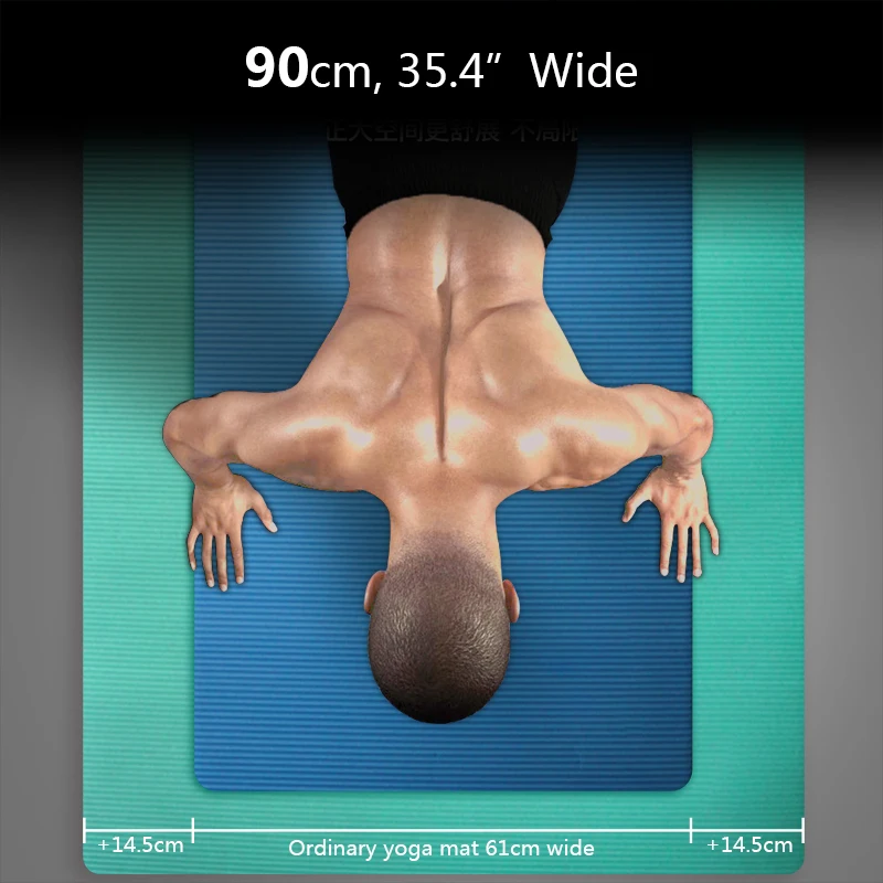 Мягкий коврик для йоги 10 мм толщиной NBR коврики упражнений в тренажерный зал