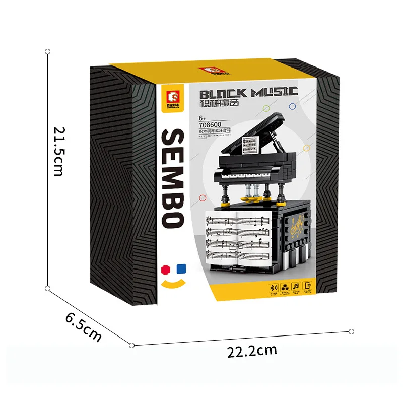 

2021 new Bluetooth speaker piano children's building blocks toys 708600C model educational toys for kid's toys