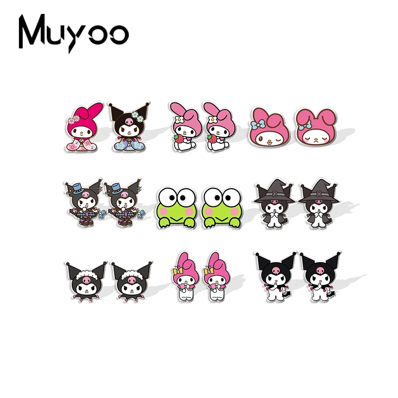 

2021 Fashion Cute Rabbit Stud Earring Lovely Acrylic Earrings Cute Epoxy Resin Jewelry Gifts Fans
