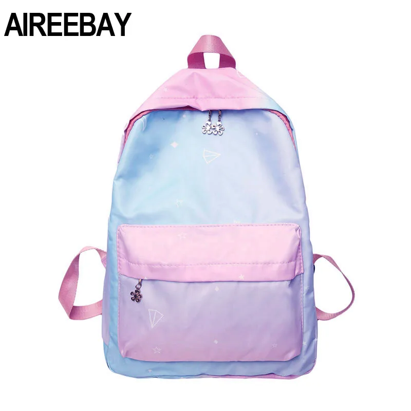 Рюкзак AIREEBAY женский рюкзак модная женская сумка через плечо красочная школьная