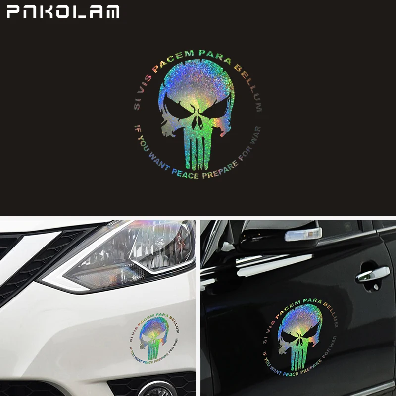 Автомобильная наклейка с изображением Карателя черепа автомобильная