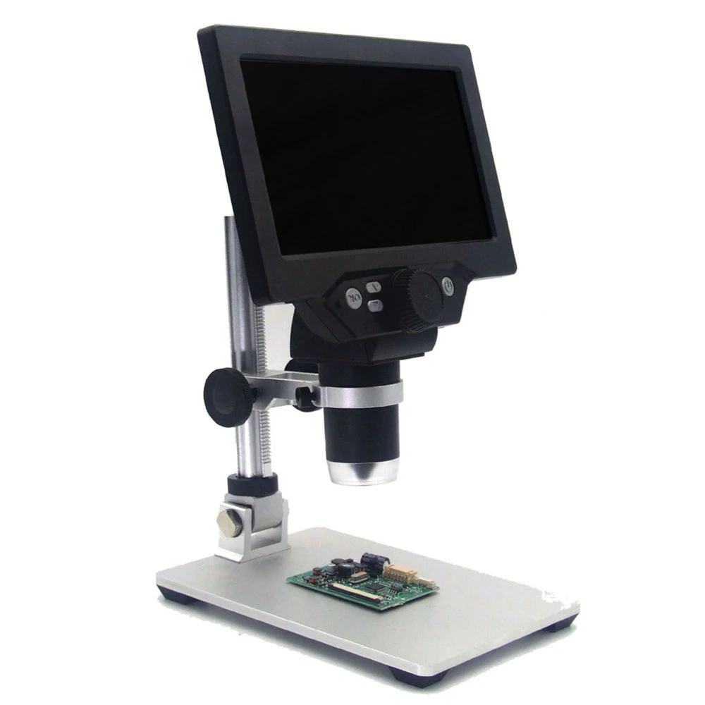 Цифровой микроскоп KKMOON G1200 паяльный 7 дюймов с ЖК-дисплеем и увеличением 1-1200X |