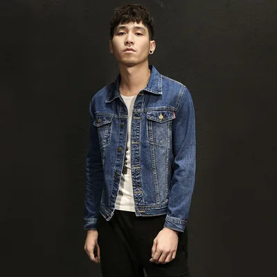 

denim Harley Autumn jacket locomotive men's Japanese vintage jacket men's youth jeans fashion