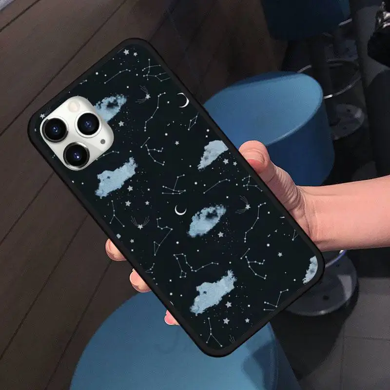 

constellations painting art Phone Case for iPhone 11 12 pro XS MAX 8 7 6 6S Plus X 5S SE 2020 XR shell cover funda
