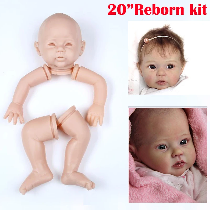 

NPK Doll Mould bebe Reborn Kit for 50cm DIY Unpainted Doll Parts Rebirth Infant Doll Mould Hand Tools