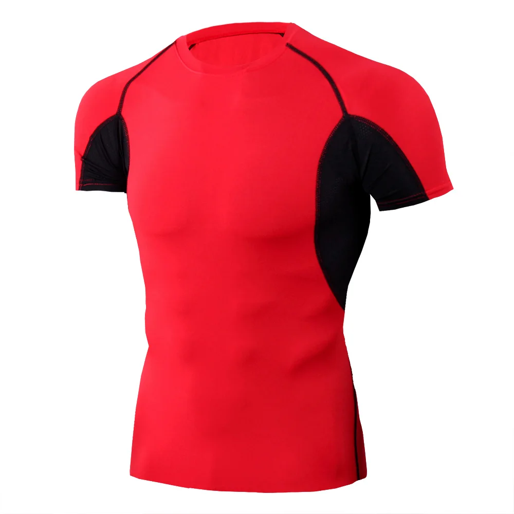 

Men mma thermal underwear 3d compression short sleeve t shirts fitness tight men bodybuilding clothing