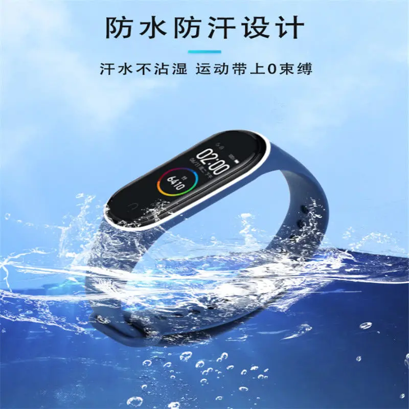 Solid color silicone strap For Xiaomi Mi band 3 4 5 Bracelet Replace wrist strap for xiaomi band 5 4 3 watch band Accessory