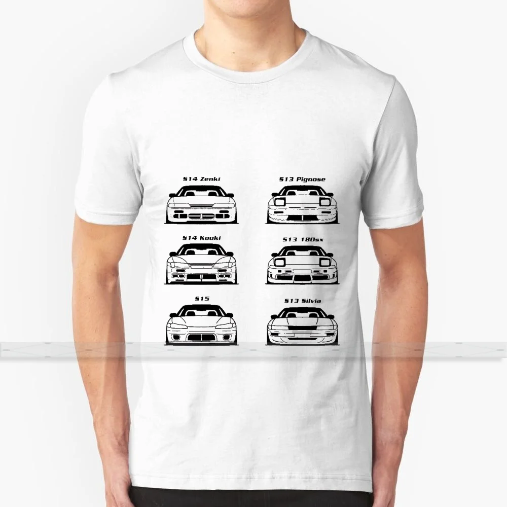 

S - Chassis T Shirt Custom Design Cotton For Men Women T-Shirt Summer Tops 240Sx Nissan Silvia S13 S14 S15 Car Cars Voiture Jdm