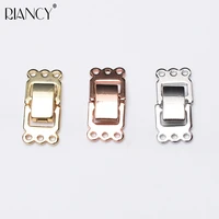 1pcs diy jewelry accessories simple multi row wristwatch buckle pearl necklace bracelets buckle accessories three color optional