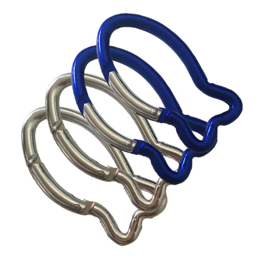 Карабин из алюминиевого сплава в форме рыбы № 6 карабин для безопасного и