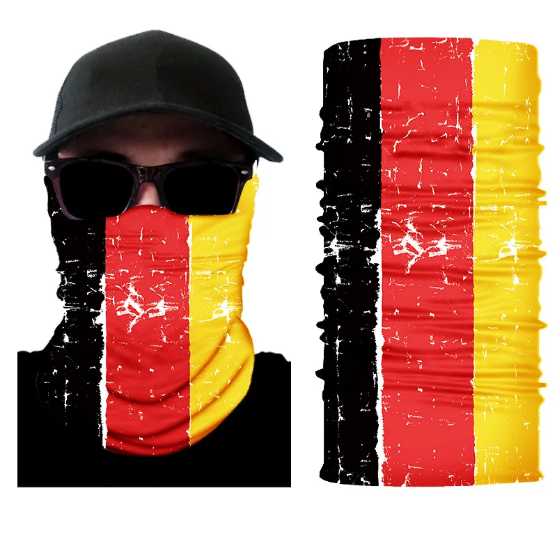 3D маска с флагом модная дышащая защита из микрофибры головные уборы хиджаб