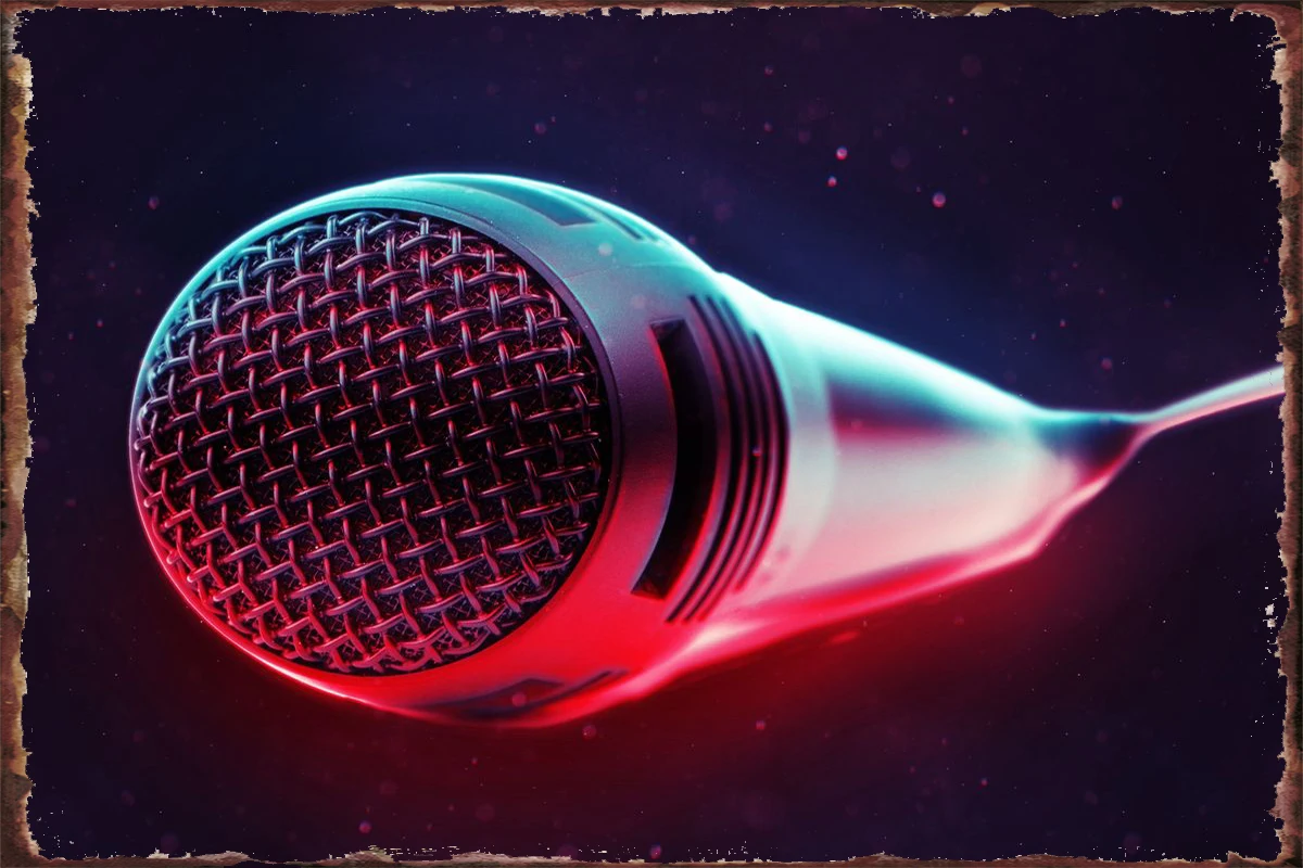 Неоновый микрофон украшение для 2 комнат ретро винтажная металлическая вывеска