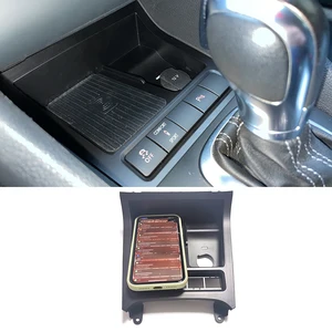15w car fast charger qi wireless charger charging plate pad phone holder for vw glof 6 mk6 sagitar scirocco 2008 2013 accessorie free global shipping