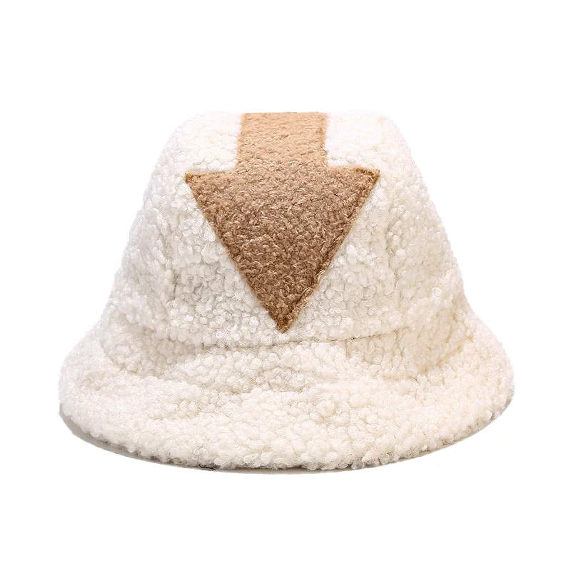 

Новинка креативная Рыбацкая шляпа со стрелками Мужская Женская Персонализированная уличная трендовая меховая шапка для раковины теплая о...