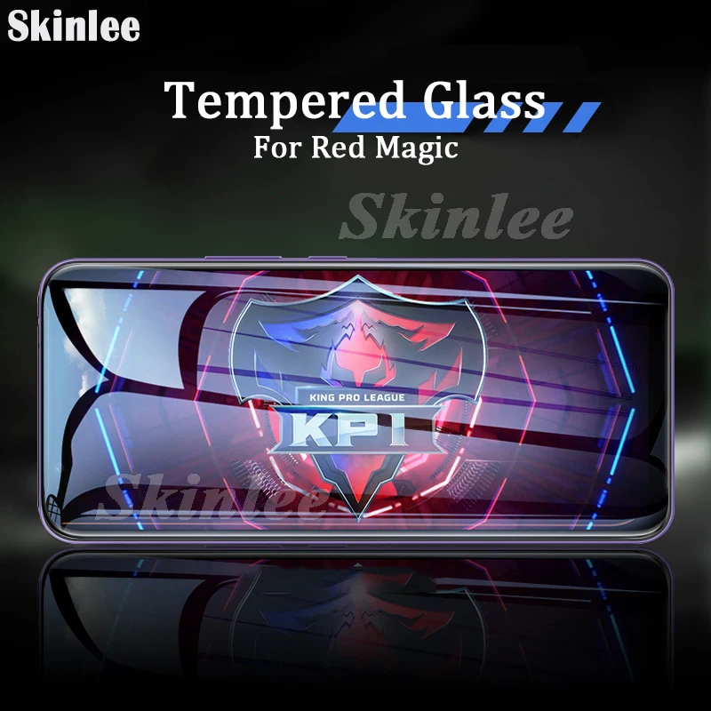 Защитная пленка для экрана Skinlee стеклянная Nubia Red Magic 5G изогнутое закаленное