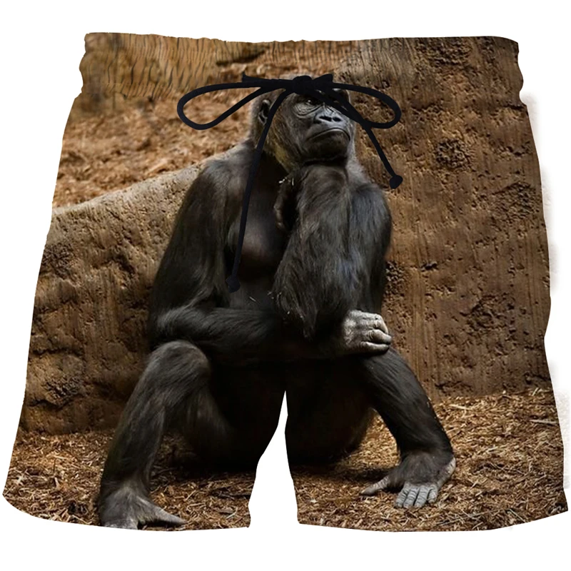 

2021 Men's Shorts 3D Printed Animal Harajuku Boy Shorts Summer Cool Shorts Men's Casual Beach Shorts