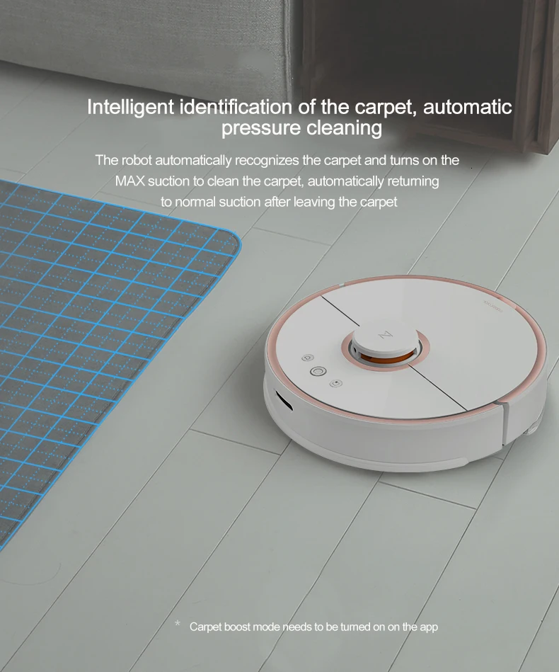 Xiaomi Mi робот-пылесос roborock s50 для дома автоматическая подметание пыли стерилизация Швабра Смарт планируемый wifi