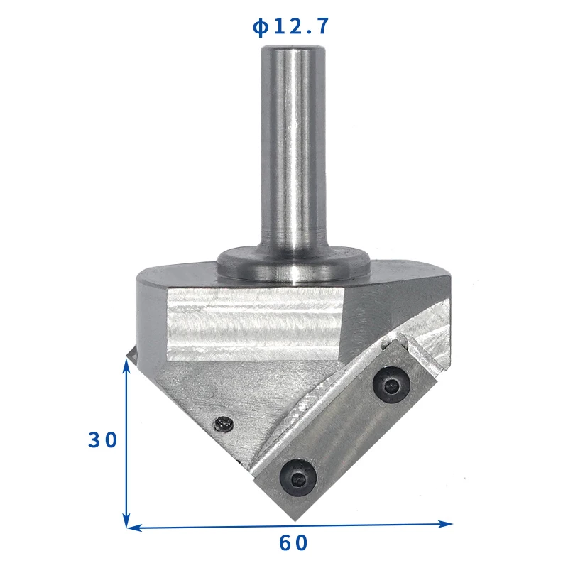 LIVTER  Carbide Tipped V-Groove 90 Deg x 1/2 Shank replaceable blades 0.5inch freeshipping
