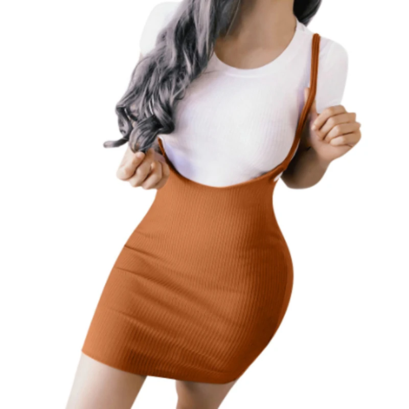 Sexy Women Skirt Casual Strapy Black Mini Ladies Sleeveless All Year Around Evening Party Clubwear Female Fashion Skirts | Женская