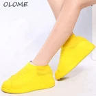 Сапоги водонепроницаемые из латекса, 1 пара, многоразовые, силиконовые, Нескользящие