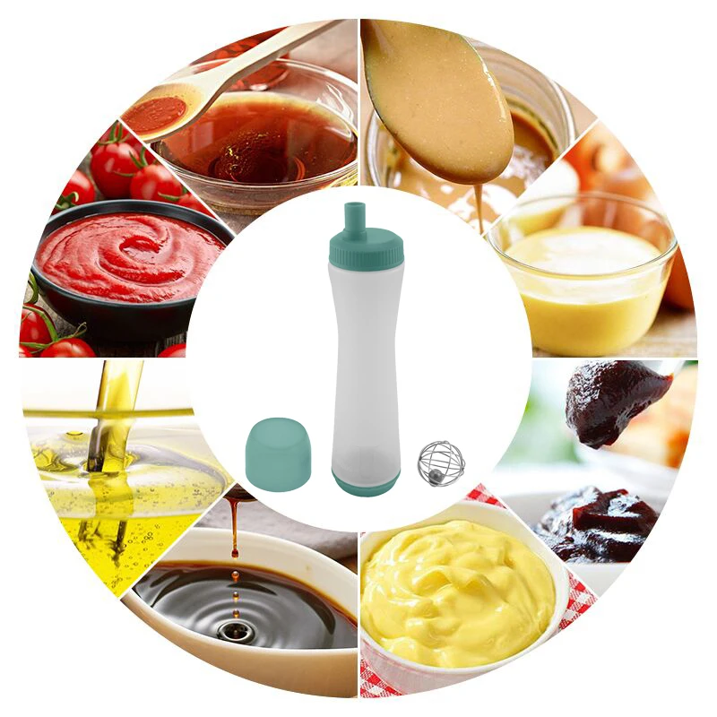 EHZ Baking Pen Squeeze Sauce Bottle Wide Mouth Food Grade Material Honey Salad Milk Tomato Jam Oil Large Capacity | Дом и сад
