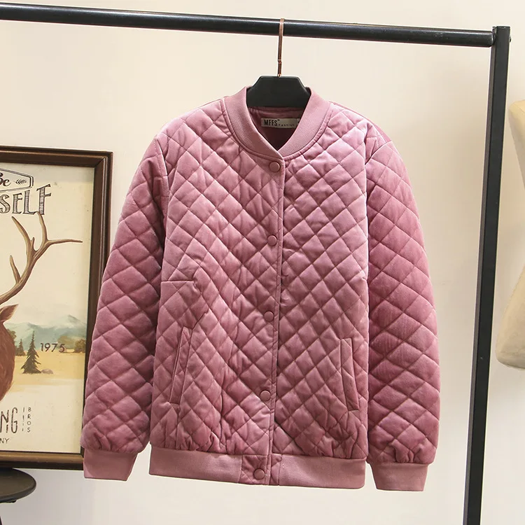 Женские зимние пальто больших размеров однобортная мягкая велюровая парка с