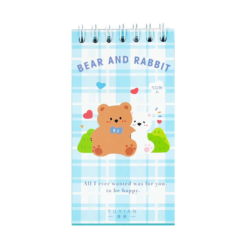

50 Sheets/pack Cute Cartoon Animals Coil Sticker Book Creative Hand Account Decoration Collage DIY Material Stickers