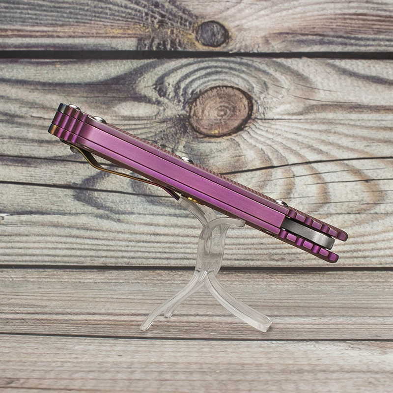 Складной нож злых глаз на заказ Strider SMF #63 модная титановая ручка высокая