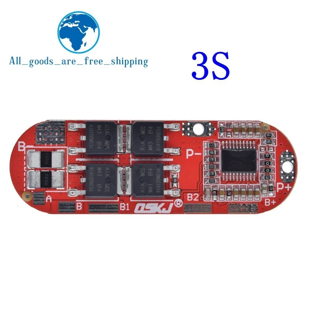 Bms 1s 2s 10a 3s 4S 5S 25a Bms 18650 литий-ионная Lipo литиевая батарея Защитная печатная плата модуль Pcb Pcm 18650 Lipo Bms зарядное устройство