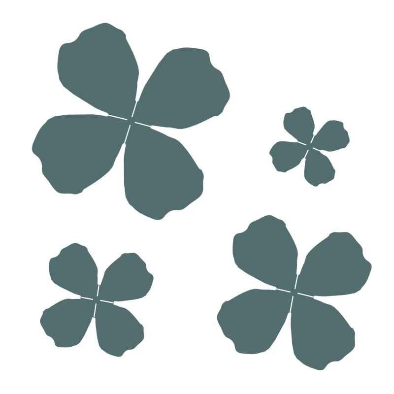 Внахлест украшенные цветами и металлическими деталями штанцевый нож 2 Florid