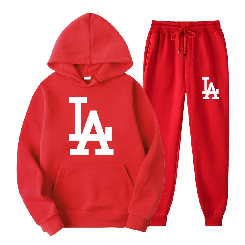 

2021yearnew2-piece men'sMs hooded fall accent hot selling hip hop DeWalt Sweatshirt fashion casual track and field wear men's co