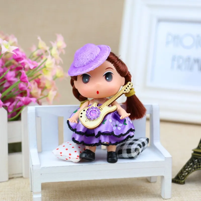 Цепочка для ключей с подвеской детей креативная кукла принцессы невесты гитары